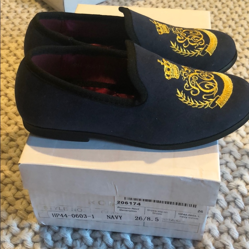 Romanolo kids slip on shoes size 8.5 - Picture 3 of 6